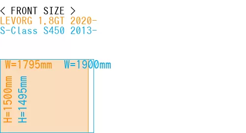 #LEVORG 1.8GT 2020- + S-Class S450 2013-